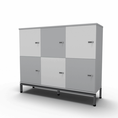 Evolution Locker 6-Door on Frame
